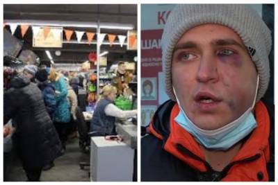 "Завели в помещение и избили": в Одессе охрана супермаркета напала на покупателя, фото
