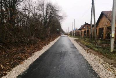 В поселке Маслово отремонтировали дороги