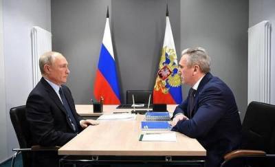 Владимир Путин обсудил с губернатором Тюменской области темпы развития региона