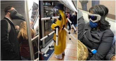 Будьте осторожны с маской, которую вы носите в метро