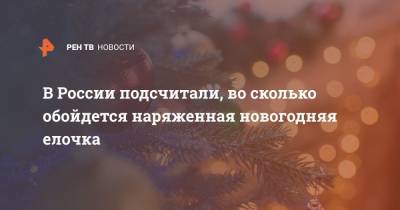 В России подсчитали, во сколько обойдется наряженная новогодняя елочка