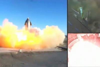 Марсианская ракета Starship компании SpaceX взорвалась при испытаниях