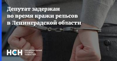 Депутат задержан во время кражи рельсов в Ленинградской области