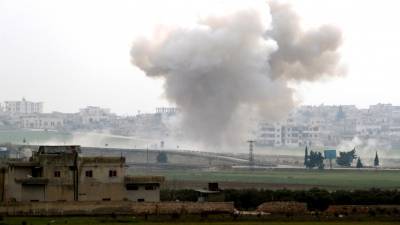 Военные России и Сирии подорвали командный пункт боевиков в Идлибе