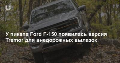 У пикапа Ford F-150 появилась версия Tremor для внедорожных вылазок