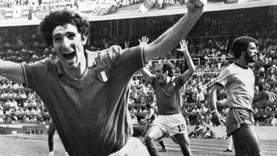 Умер чемпион мира 1982 года по футболу Паоло Росси