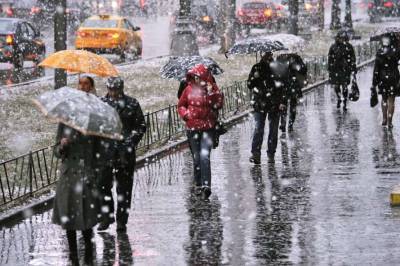 Украину накроют дожди с мокрым снегом и гололедица