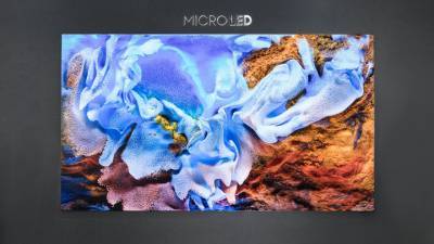 Samsung анонсировала первый домашний MicroLED телевизор