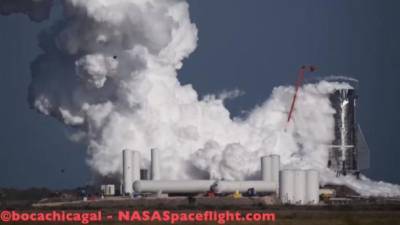 В Техасе во время испытаний взорвался прототип космического корабля Маска Starship
