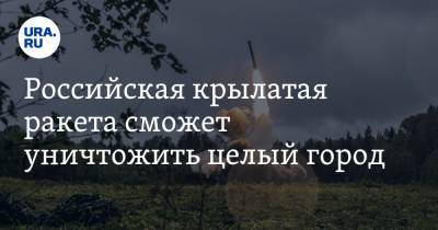Российская крылатая ракета сможет уничтожить целый город