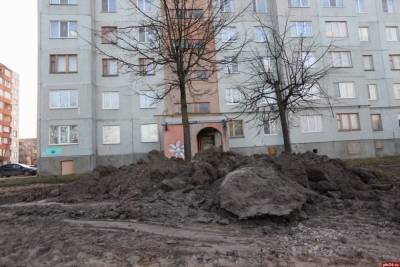 Псковские власти остались недовольны ремонтом улицы Аллейной