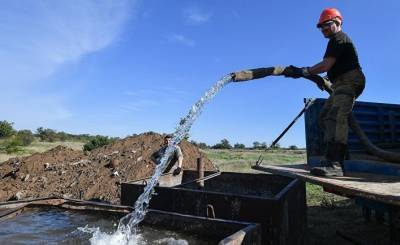 Главред: воды в Крыму не осталось