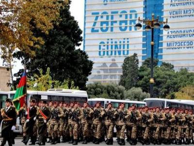 Военный парад в Баку: Азербайджан и Турция отмечают победу в Карабахе