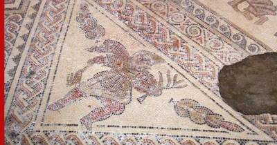 Арехеологов удивила римская мозаика V века на вилле Чедуорт в Англии