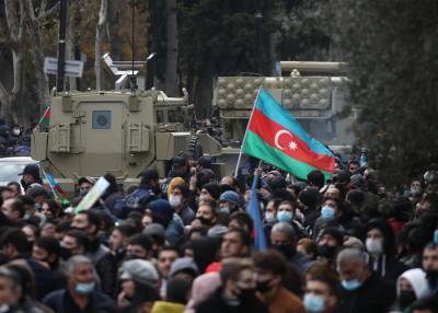 Парад победы прошел а Баку в честь прекращения боевых действий в Нагорном Карабахе