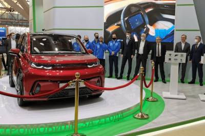 Похожий на "Оку": Российская компания "КамАЗ" представила свой первый электромобиль