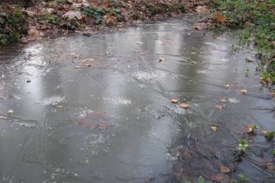В Тульской области продолжают замерять толщину льда