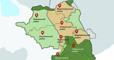 Список городов и сел Карабаха, перешедших под контроль Азербайджана