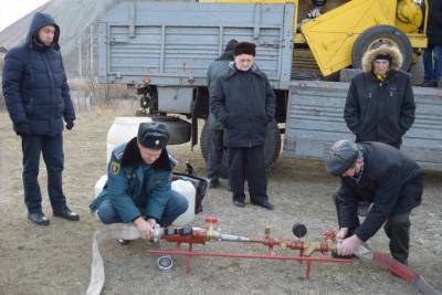 В МЧС ДНР испытали оборудование для тушения пожаров в шахтах