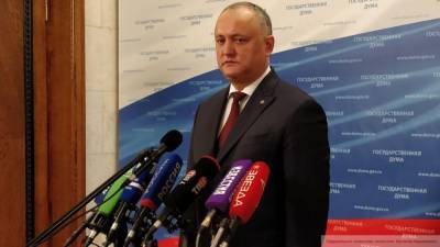 Додон отправится в Москву после сложения полномочий президента Молдавии