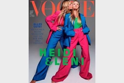 Известная откровенными фото модель снялась для обложки Vogue вместе с дочерью