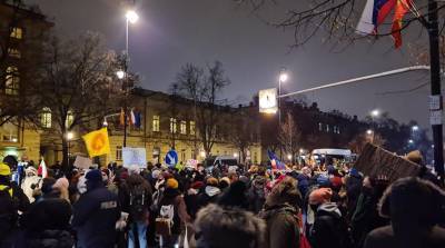 В Польше прошла антиправительственная акция