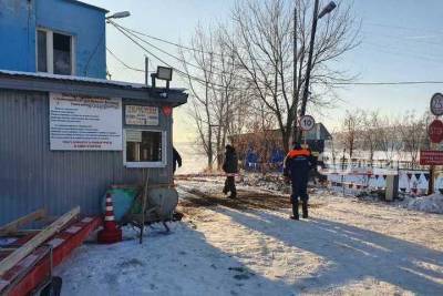 Открыли первую ледовую переправу в Татарстане
