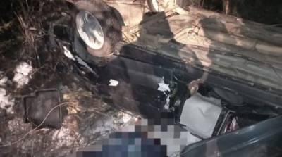 Ночью в Башкирии скончался водитель перевернувшейся в кювет машины