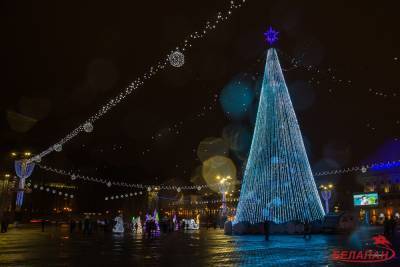 Праздничную иллюминацию в Минске включат 15 декабря