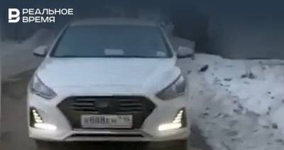 Машина рыбнослободского имама на «блатных» номерах попала в дорожный скандал в Казани