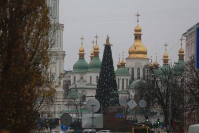 В ПЦУ не поняли к какому празднику готовятся на Софийской площади: Рождеству или Хэллоуину