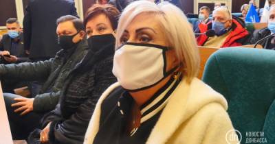 Штепа с пневмонией явилась на заседание горсовета Славянска