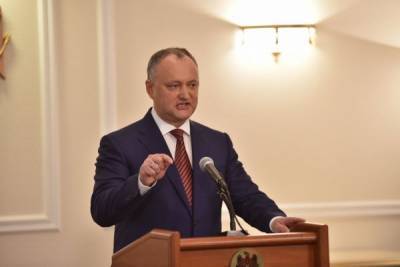 Президент Молдавии: Правительство в отставку не уйдет, и не надейтесь