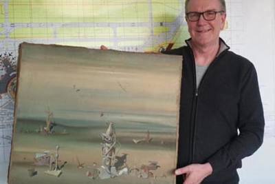 Картину Ива Танги стоимостью $330 тыс. нашли в мусорке в аэропорту