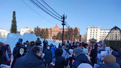 В Хабаровске 7 человек задержаны на 155 акции в поддержку Фургала