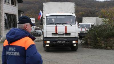МЧС направит в Карабах 54 вагона с гуманитарной помощью