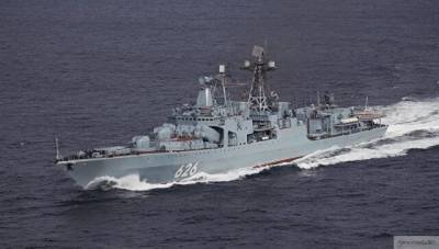 Учения российского БПК "Вице-адмирал Кулаков" вызвали интерес на Западе