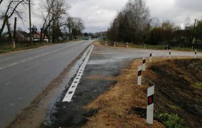 В смоленской деревне обустроили проблемную дорогу