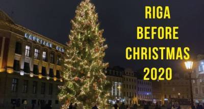 Как выглядит главная рождественская прощадь Риги в год пандемии