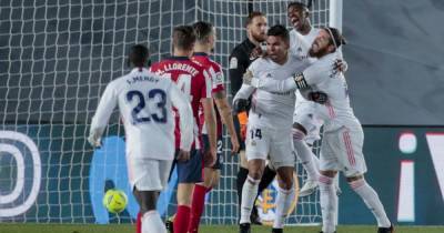 Автогол Облака и провальная игра "Атлетико" в атаке: "Реал" одержал уверенную победу в мадридском дерби
