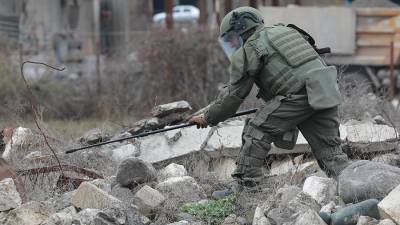 Российские военные инженеры обезвредили 172 взрывоопасных предмета в НКР