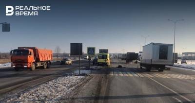 МВД Татарстана сообщило подробности ДТП с погибшим пешеходом на трассе М-7