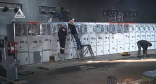 Энергетики отчитались о завершении работ на подстанции в Сухуме