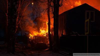 Жертвами пожара в Казахстане стали четыре человека