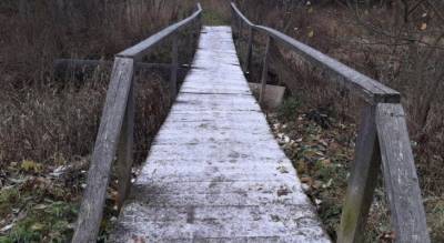 Ходьба по воздуху: в Ярославле чиновники отказываются ремонтировать мост для жителей