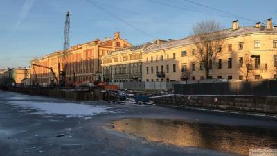 Ремонт участка набережной канала Грибоедова окончат в октябре 2021 года