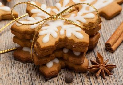 Имбирное печенье и немецкий штоллен на Новый год
