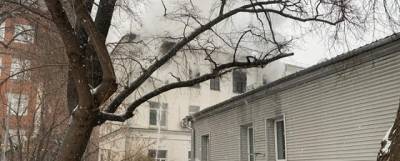 При пожаре в доме на Цветном бульваре погиб человек