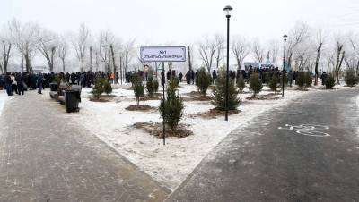Парк "Желтоксан" площадью 100 га открыли в Алматы