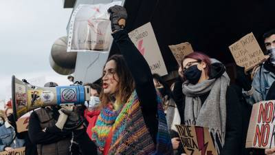 В Варшаве проходит акция против закона о запрете абортов